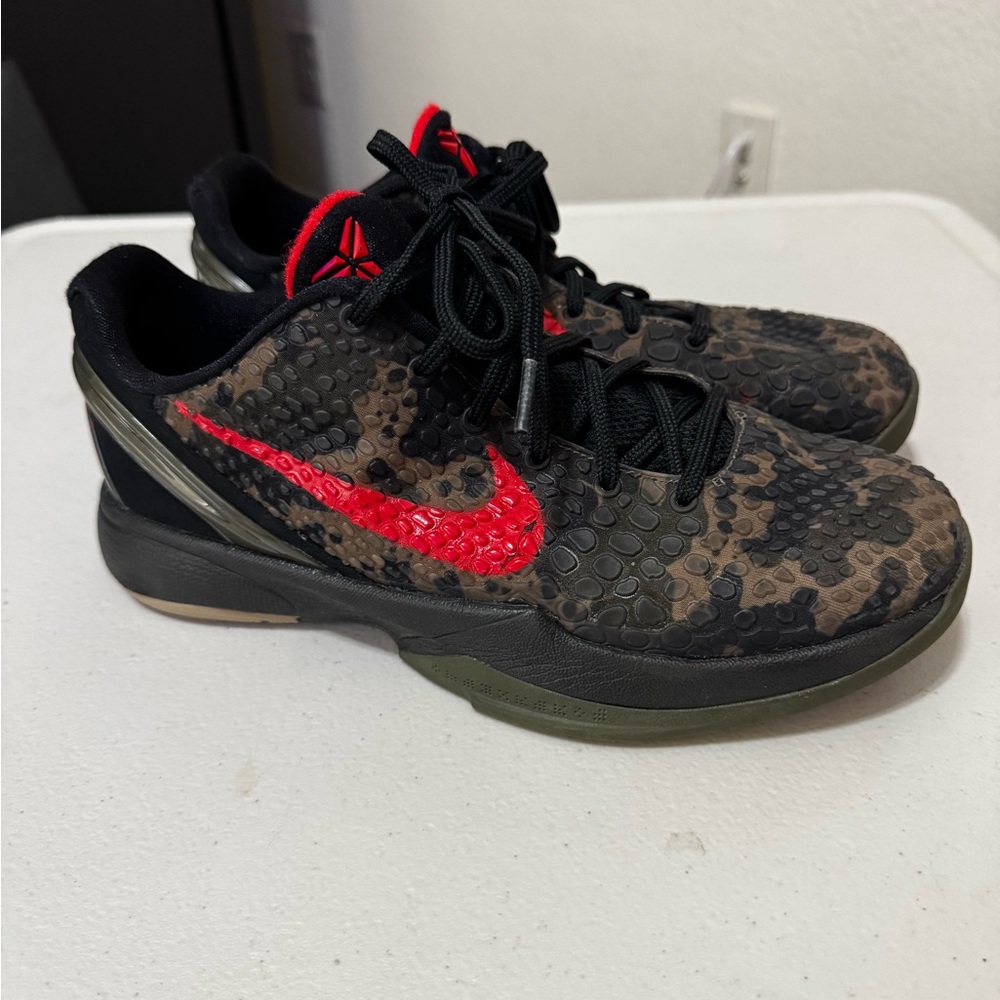 Nike Kobe 6 Protro "Italian Camo" in Grade School (GS) sizing